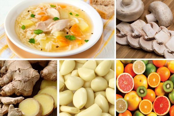 5 Mejores alimentos para curar un resfrío